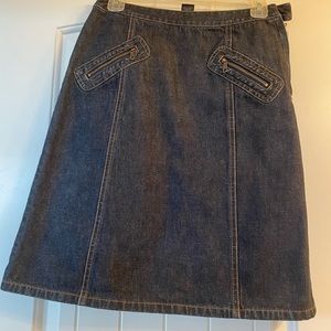 Blue Jean Skirt by The Limited